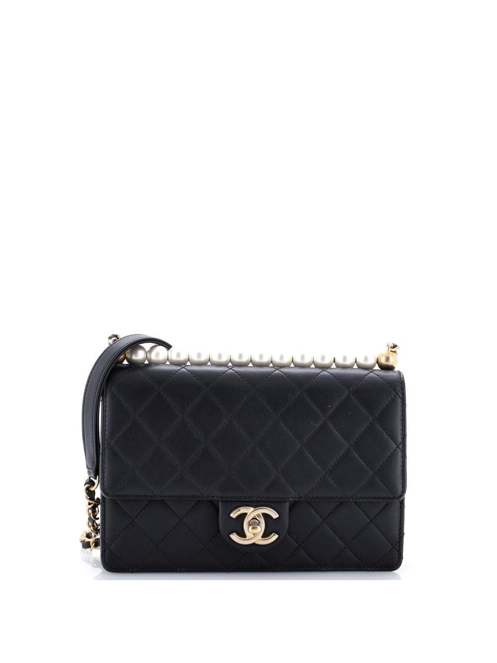 Chanel Chic Pearls Flap Bag Quilted #343079C44B